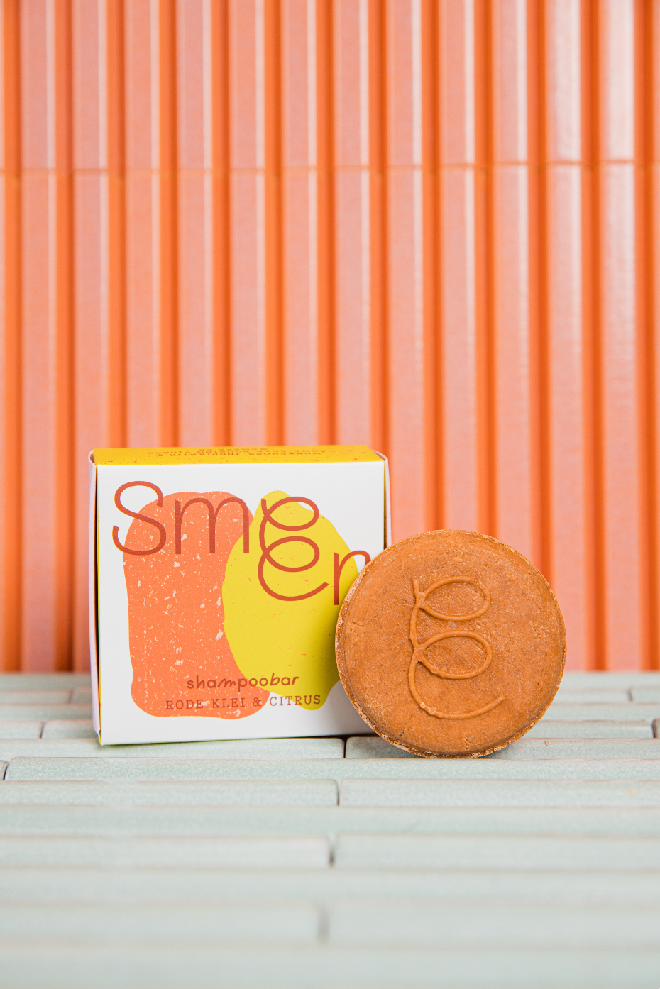 shampoobar rode klei & citrus