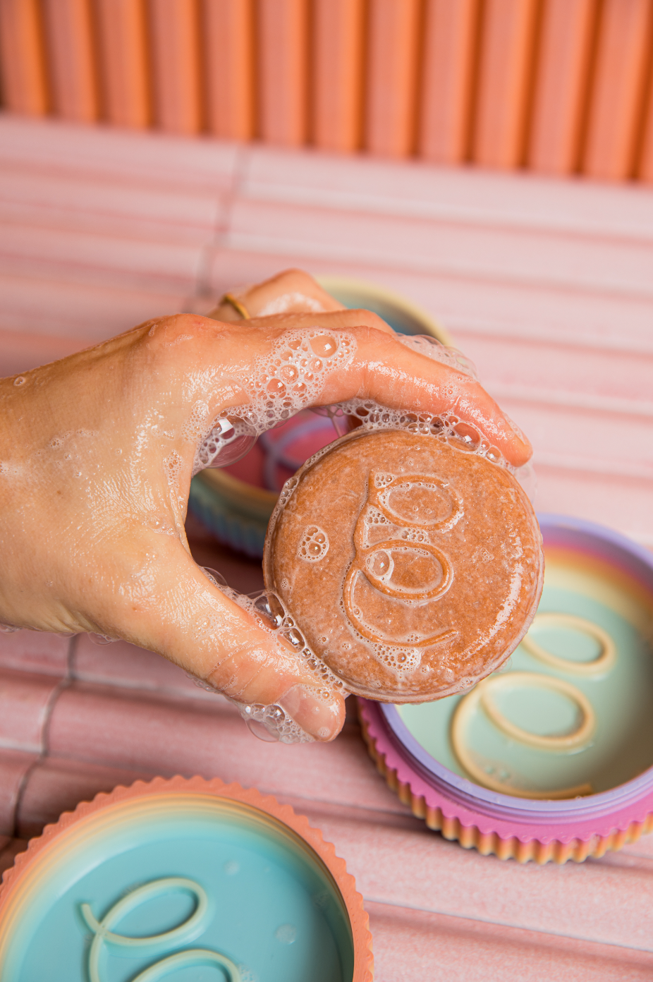 shampoobar rode klei & citrus